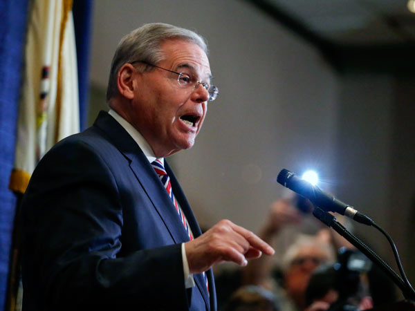 News Reports:  N.J. Sen. Bob Menendez and Wife Indicted for Bribery