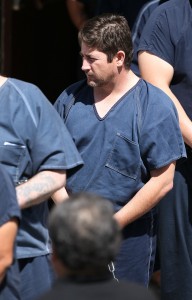 Agustin Sanchez Deleon Garza is led out of the U.S. Federal Courthouse, Thursday, April 10, 2014. Federal agents arrested Deleon at his house in Bulverde on seven charges that included kidnapping conspiracy, conspiracy to make interstate demands for ransom, receiving ransom money, conspiracy to commit money laundering and aiding and abetting those crimes.