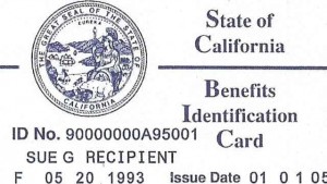 State of California Benefits Card